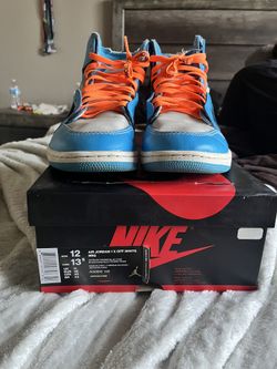 Off White x Jordan 1 UNC lace up : r/fashion