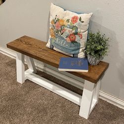 Farmhouse Wood Bench