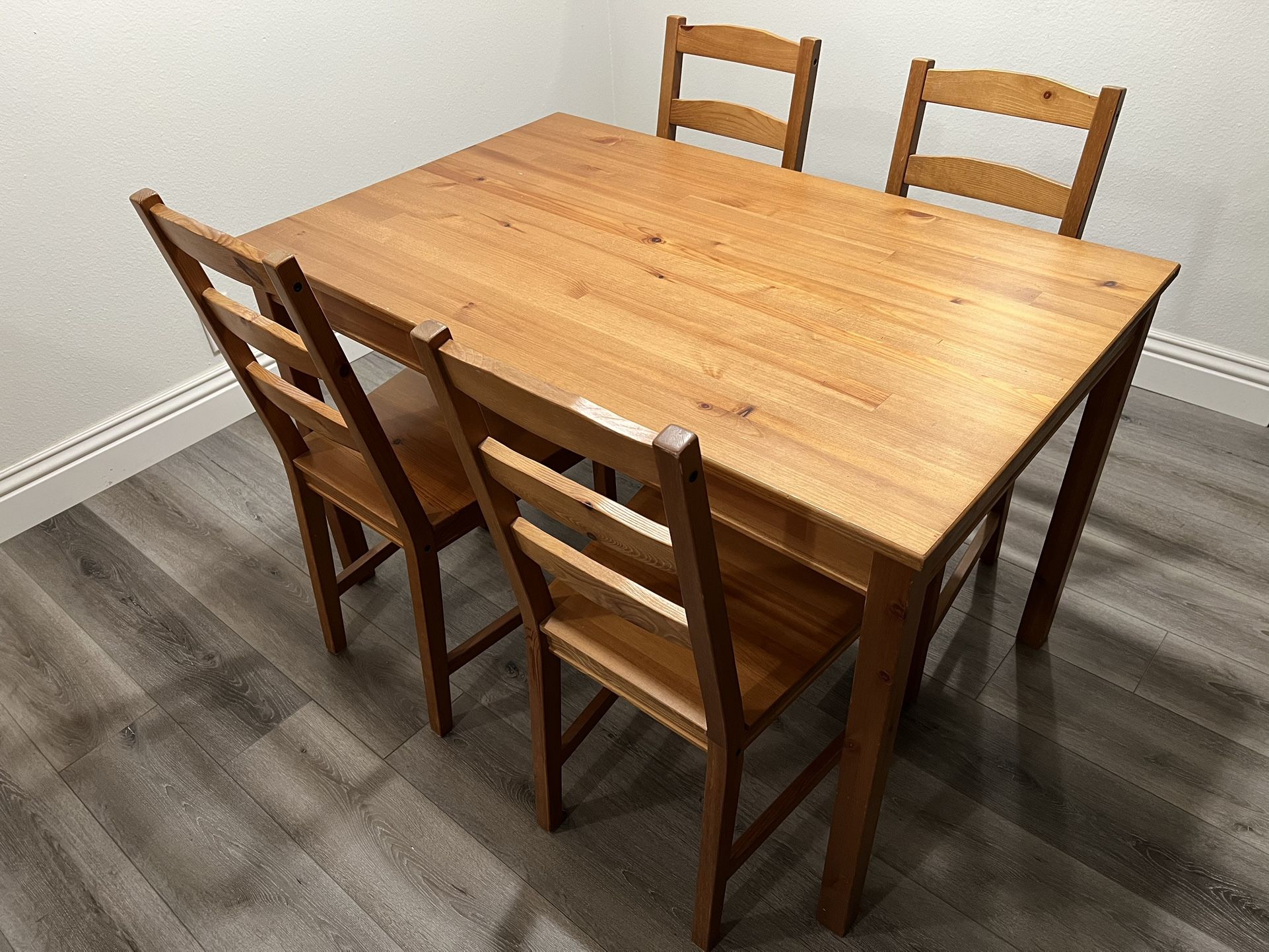 IKEA Jokkmokk Kitchen Table and 4 Chairs for Sale in El Segundo, CA ...