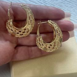 Beautiful Designer Earrings 14k Gold Plated