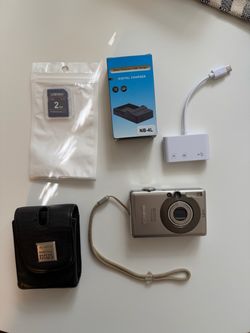 Canon Digital IXUS 50 (PowerShot SD400 ) - Vintage Y2K Digital Camera Bundle