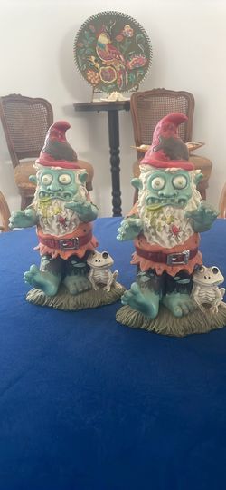 Halloween Zombie Gnomes Set Of Two