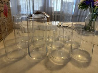 Vasos de vidrio/drinking glasses