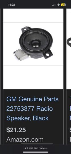 2018 gmc oem tweeters