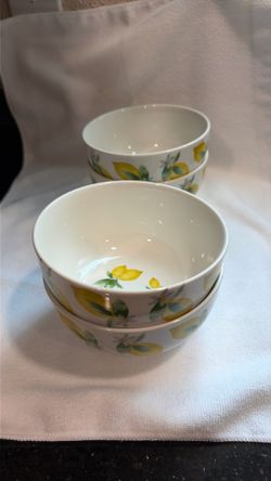 Four New Lemon Bowls
