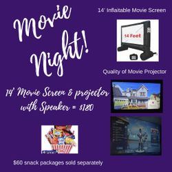 14’ Inflatable Movie Screen