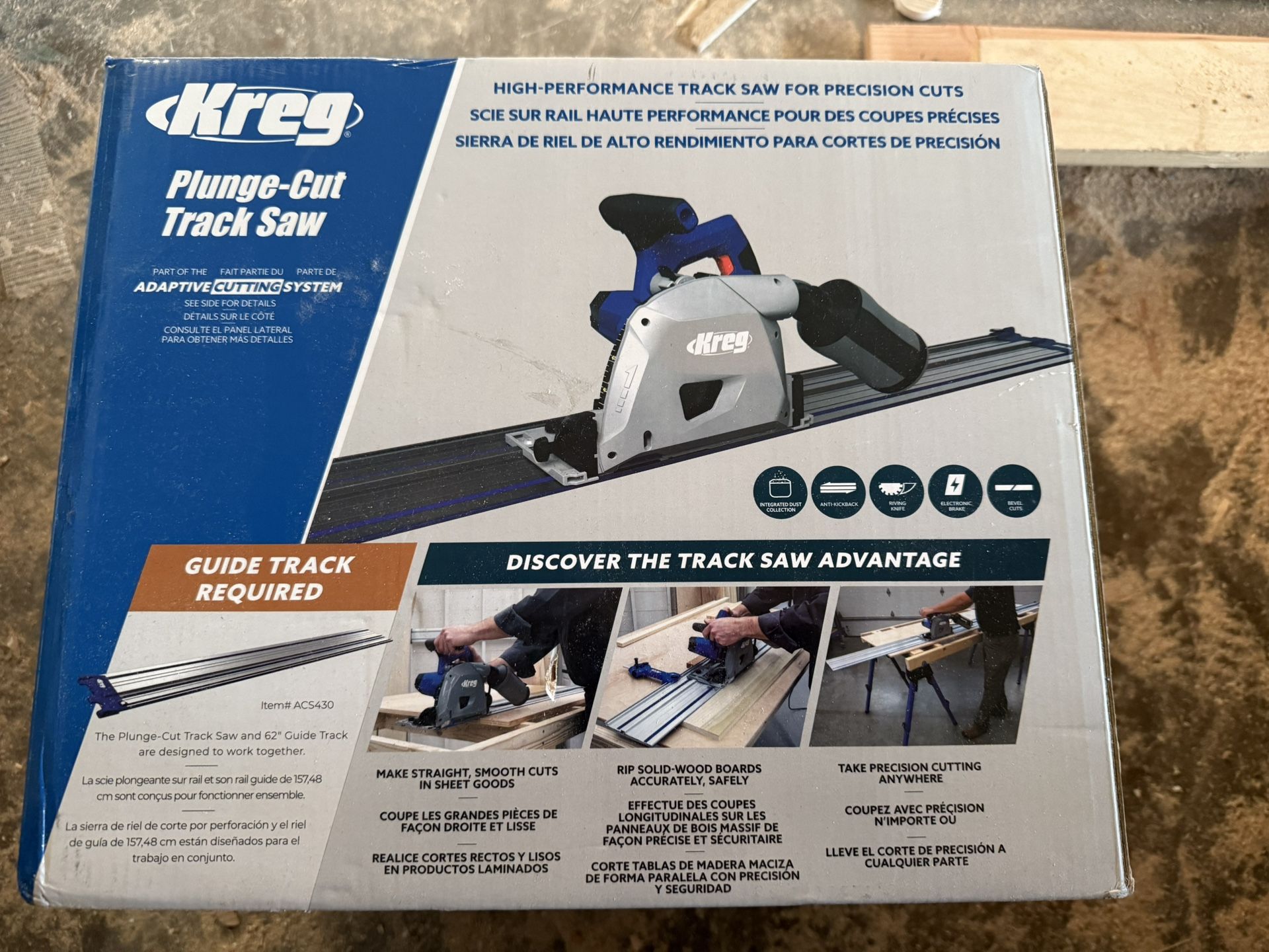 Kreg track saw - New unopened