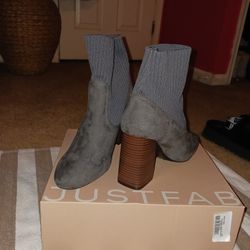 Grey Sock Bootie
