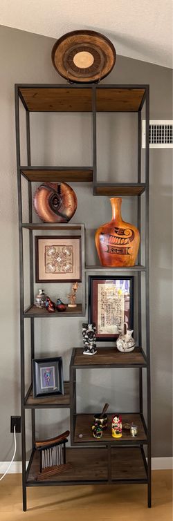 Shelving wood and metal heavy duty.