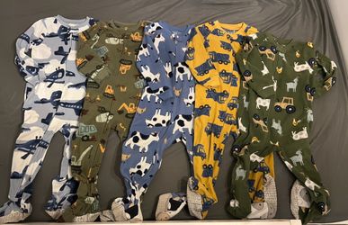 Boys 3T ZipUp Pajamas