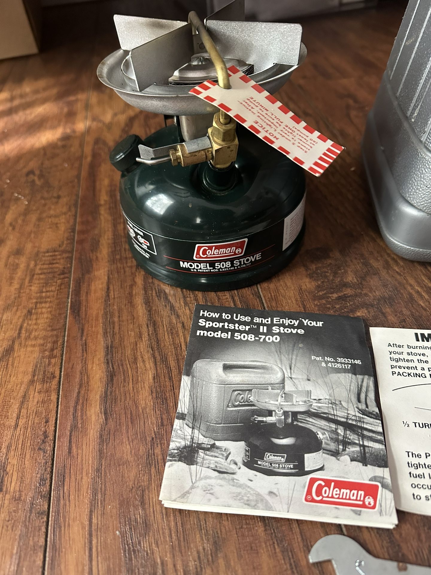 Coleman Sportster model 508 stove