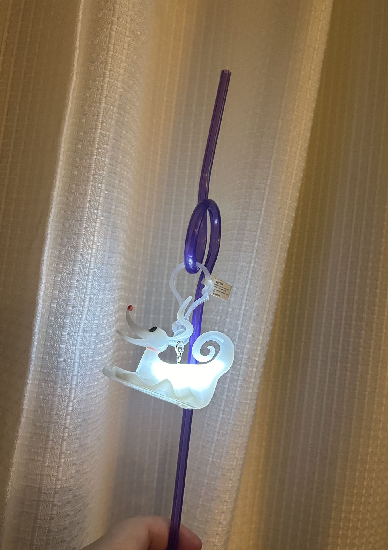 Disney park light up straw new