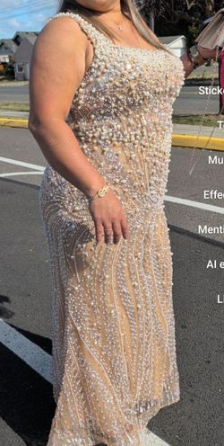 XL sequins and Pearl's Golden Dress