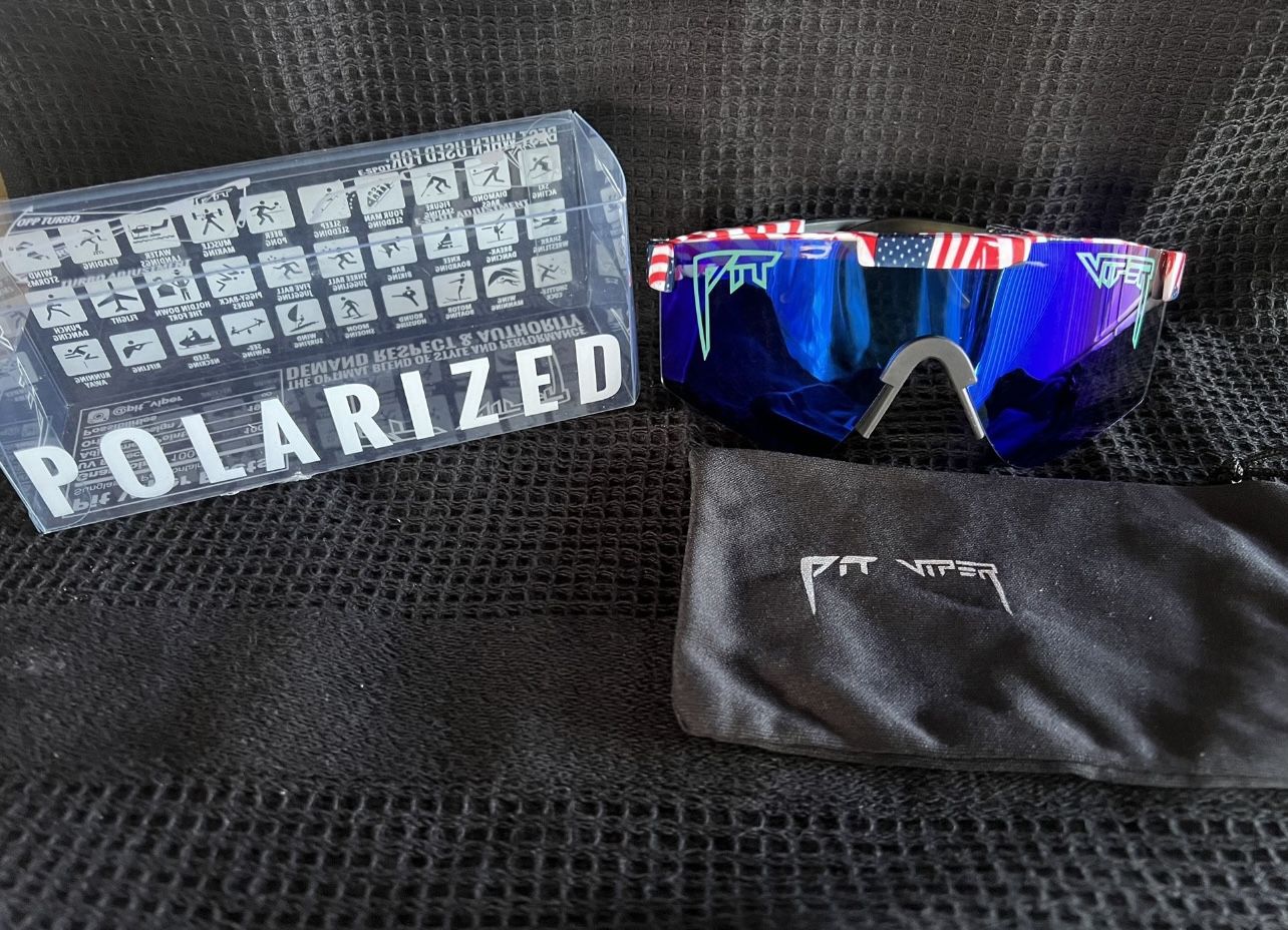 American Flag Polarized Pit Viper Sunglasses