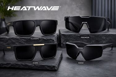 Heatwave ultra black polarized lens