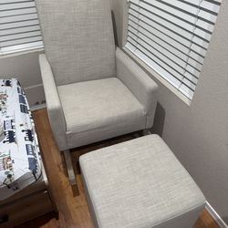 Pottery Barn Kids Rocker and Ottoman