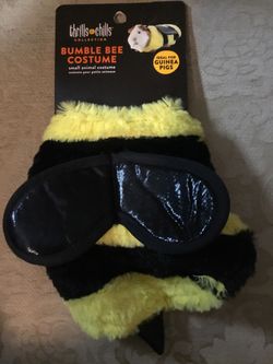 Bumble Bee Small Animal Halloween Costume With Tags