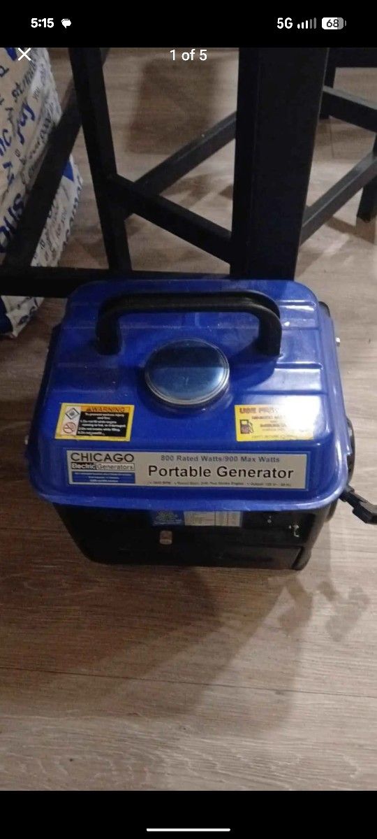 Small, Personal, Job Site Generator For Work Or Camping  2 Stroke 