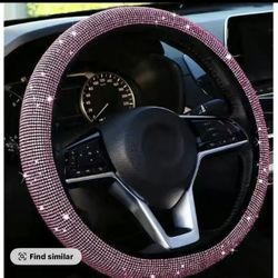 Pink Steering wheel cover for any car