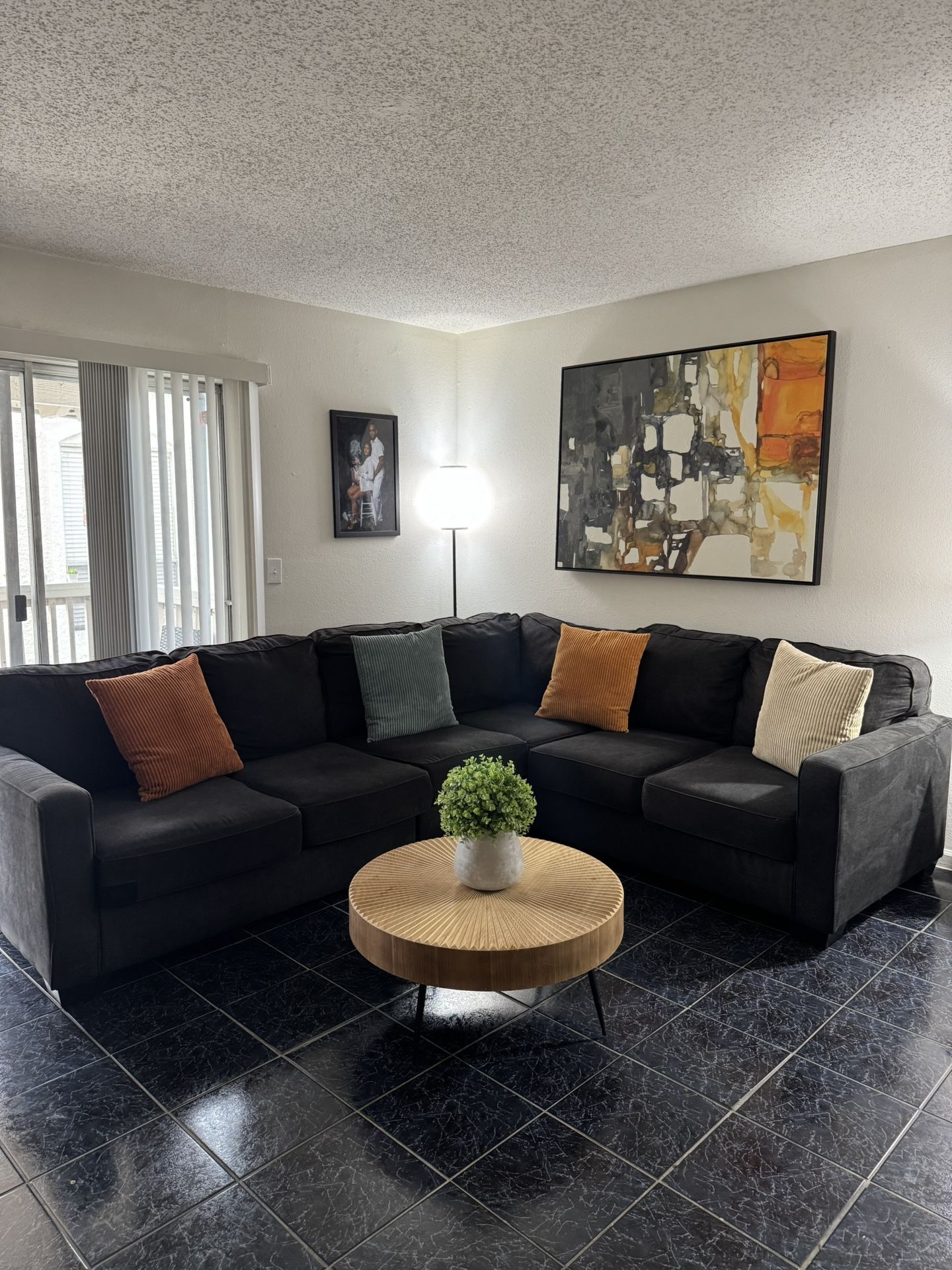 Sectional Couch Without The Pillows $450