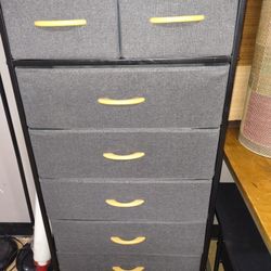 Tall Fabric Dresser- Brand New