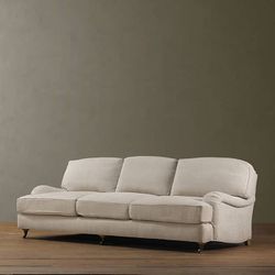 ENGLISH ROLL ARM SOFA RESTORATION HARDWARE cloud couch $5000 original