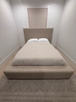 Queen Upholstered Platform Bed  By Nate Berkus + Jeremiah Brent