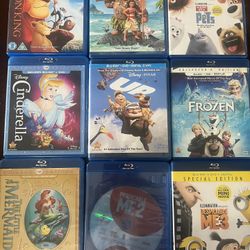 Blue Ray/dvd Movie Lots 