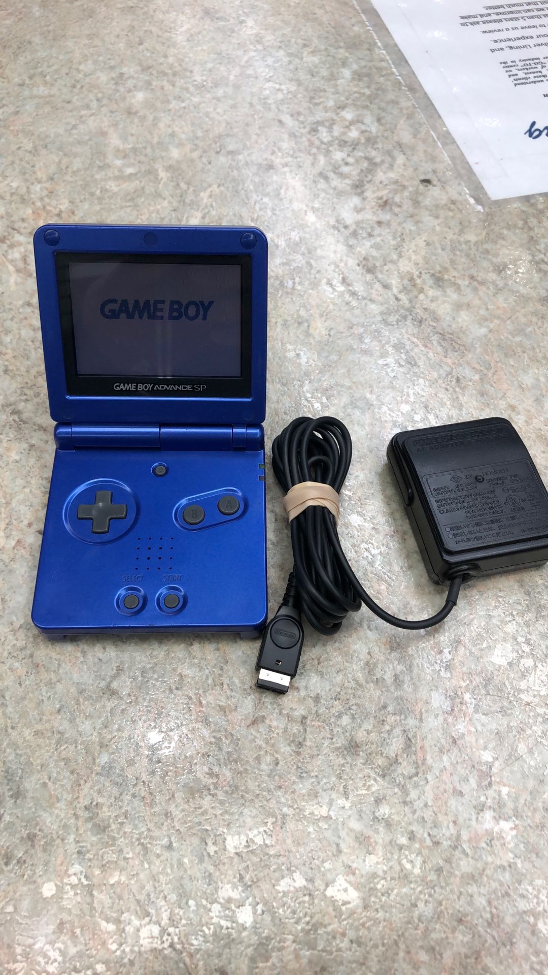 Nintendo AGS-001 Advance SP Blue With Charger (70503179)