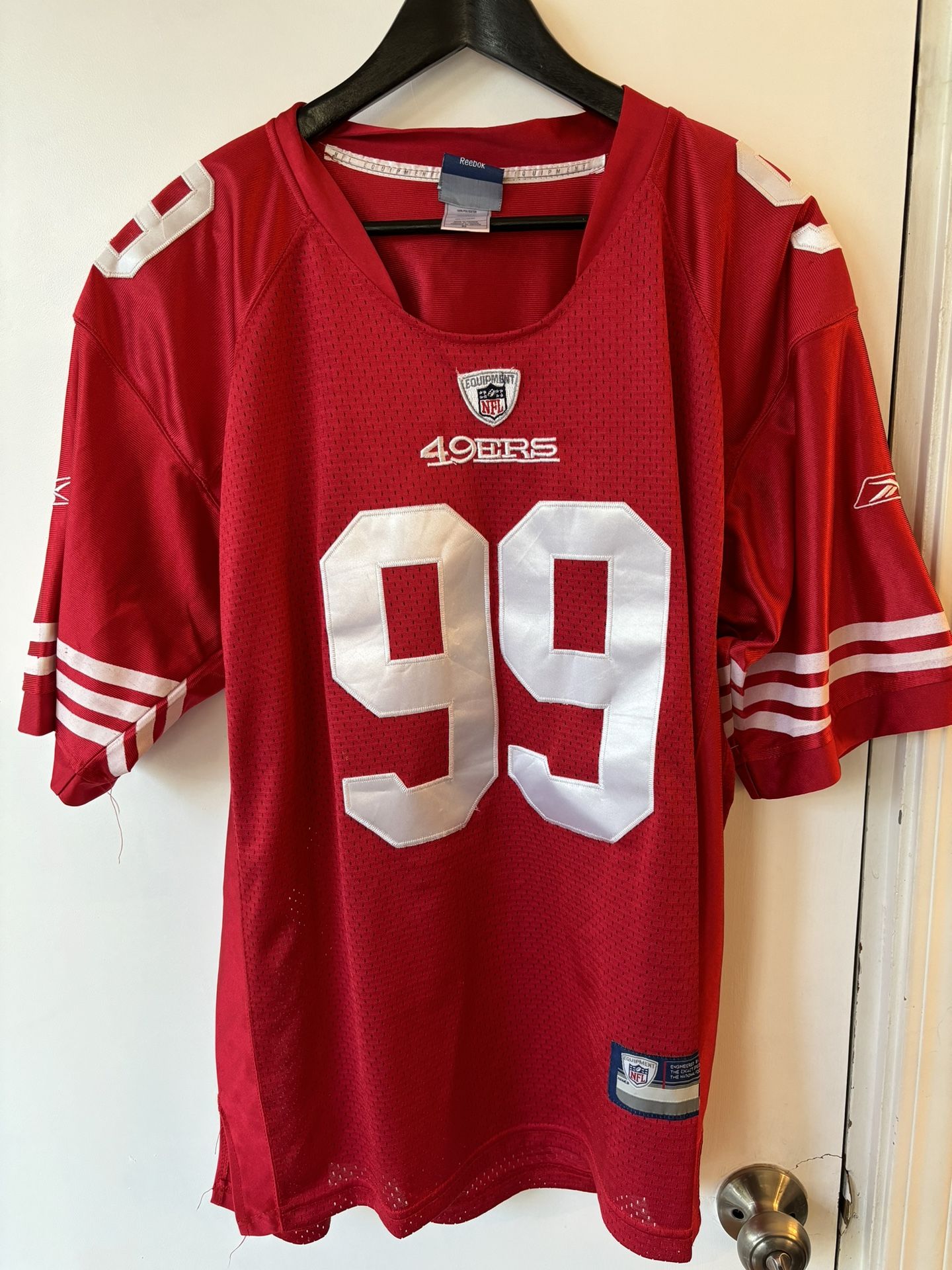 Reebok San Francisco 49ers Aldon Smith #99 Stitched On Field NFL Jersey Size 50 Vintage