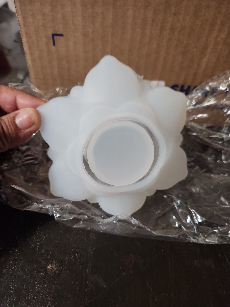 New Resin Tea Light Lotus Flower Mold