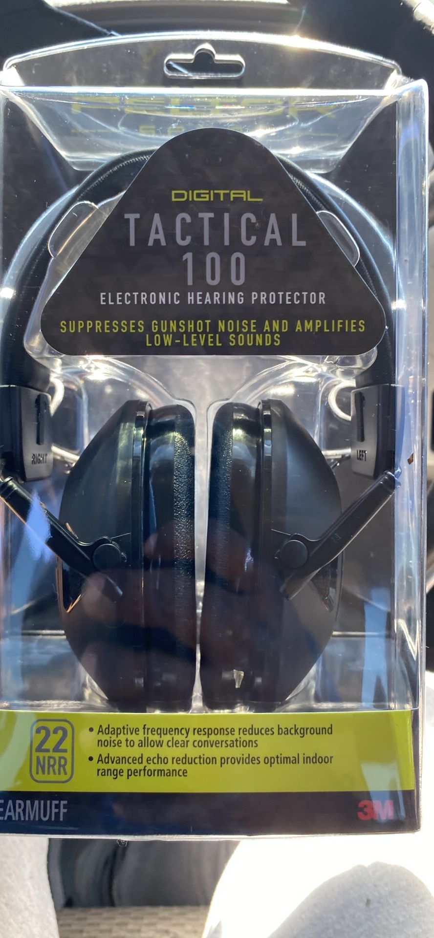Peltor 100 Electronic Hearing Protection Smart Suppression Gun Shot Sound