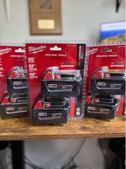 Milwaukee M18 5.0 Double pack batteries