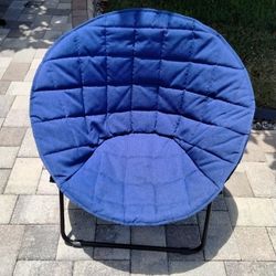 Foldable Blue Chair 