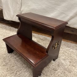 Beautiful Wooden step stool.