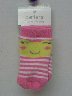 Brand new still with tags Carter's 3 pairs of socks
