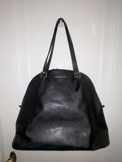 EUC Genuine Leather Cynthia Rowley Saffiano Large Dome Satchel