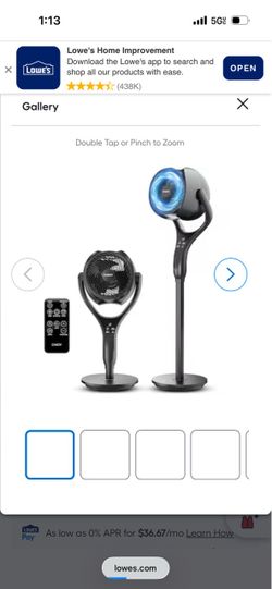 Candy Standing Fan for Bedroom 90 degrees and 120 degrees Oscillating Pedestal Fan