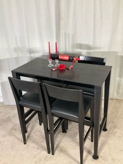 Comedor Alto Compacto y 4 Sillas SEE MY OFFERS FOR POST IN ENGLISH