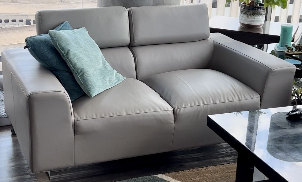 Gray Love Seat 