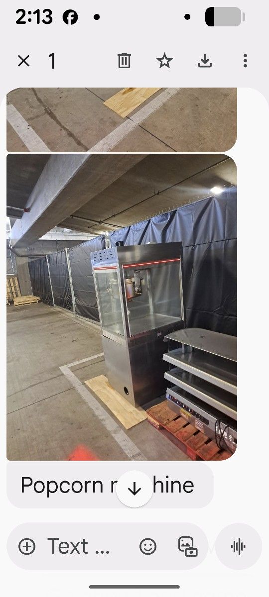 Commercial Popcorn Machine