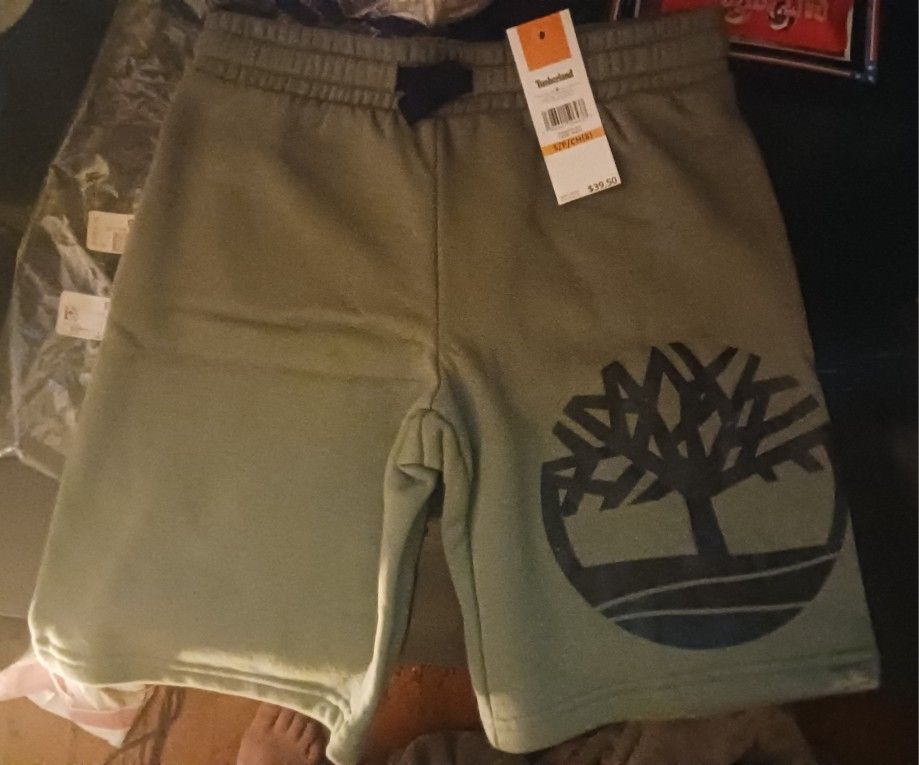 Timberland Pull On Knit Tree Shorts Boys Size 8 Olive Color And Size Lg Boys 7 Pack Briefs $10 OBO