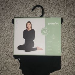 🎁2 PAIRS OF WOMENS LEGGINGS MEDIUM BLACK WARM WINTER 