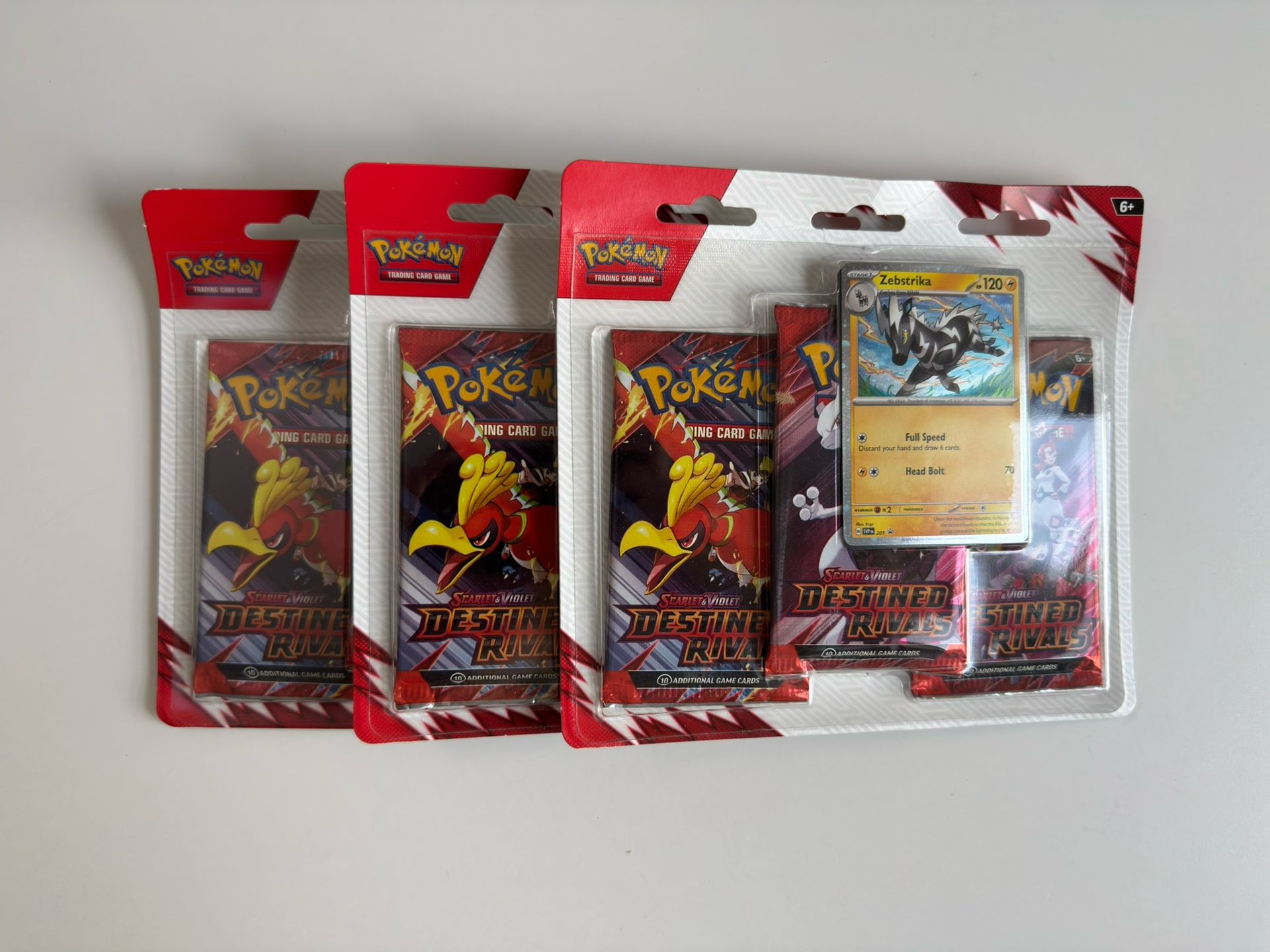 Pokemon Destined Rivals 3-Pack Blister