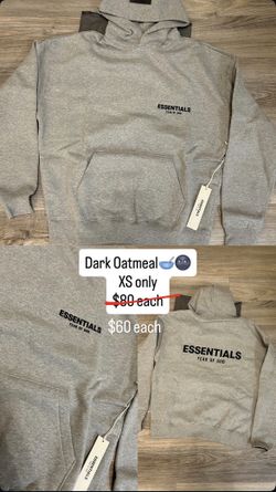 Essentials Hoodie Dark Oatmeal