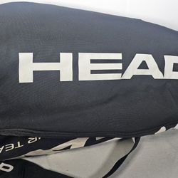 Large Head Tour Team YouTek Backpack Tennis Racquet Bag 3 Racquet Compartments 33 X 14 X 10