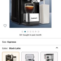 Cuisinart Espresso, Cappuccino & Latte Machine, Fully Programmable, Single & Double Serve, EM-25