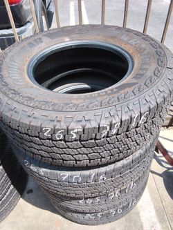 Goodyear Wrangler 265/70R16 Tires Set of 4