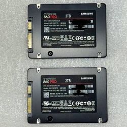 Samsung 860 Pro Series 2TB 2.5" SATA3 Solid State Drives