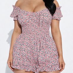 Floral Romper (small-medium)